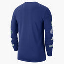 Nike Nba Dallas Mavericks City Edition L/s T-shirt Blue