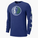 Nike Nba Dallas Mavericks City Edition L/s T-shirt Blue