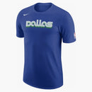 Nike Nba Dallas Mavericks City Edition Logo T-shirt Blue/white