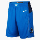 Nike Nba Dallas Mavericks Icon Edition Swingman Dri-fit Shorts Blue/white/dark Blue