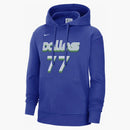 Nike Nba Dallas Mavericks Luca Doncic City Edition Fleece Pullover Hoodie Blue