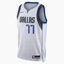 Nike NBA Dallas Mavericks Luka Doncic Association Edition Swingman Dri-Fit Jersey White/Blue