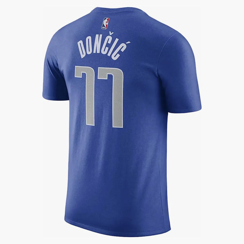 Nike Nba Dallas Mavericks Luka Doncic T-shirt Blue
