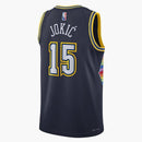 Nike Nba Denver Nuggets Jokic City Edition Swingman Jersey Dark Blue
