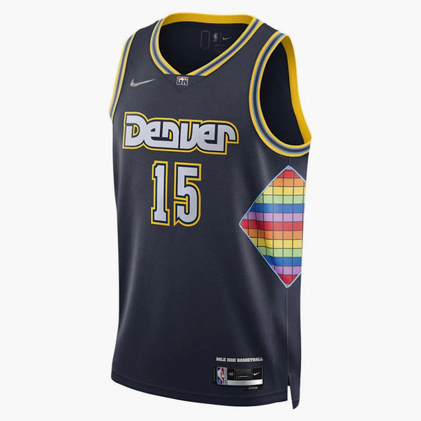Nike Nba Denver Nuggets Jokic City Edition Swingman Jersey Dark Blue