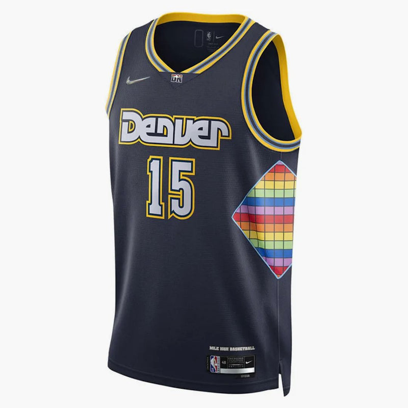 Nike Nba Denver Nuggets Jokic City Edition Swingman Jersey Dark Blue