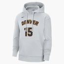 Nike Nba Denver Nuggets Nikola Jokic City Edition Fleece Pullover Loose Fit Hoodie Platinum