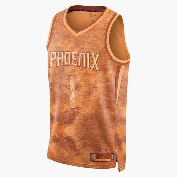 Nike Nba Devin Booker Phoenix Suns 2022/23 Select Series Jersey Fuel Orange