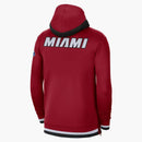 Nike Nba Full-zip Miami Heat Nike Showtime Full-zip Hoodie Red