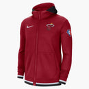 Nike Nba Full-zip Miami Heat Nike Showtime Full-zip Hoodie Red