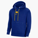 Nike Nba Golden State Warriors Courtside Fleece Pullover Hoodie Blue