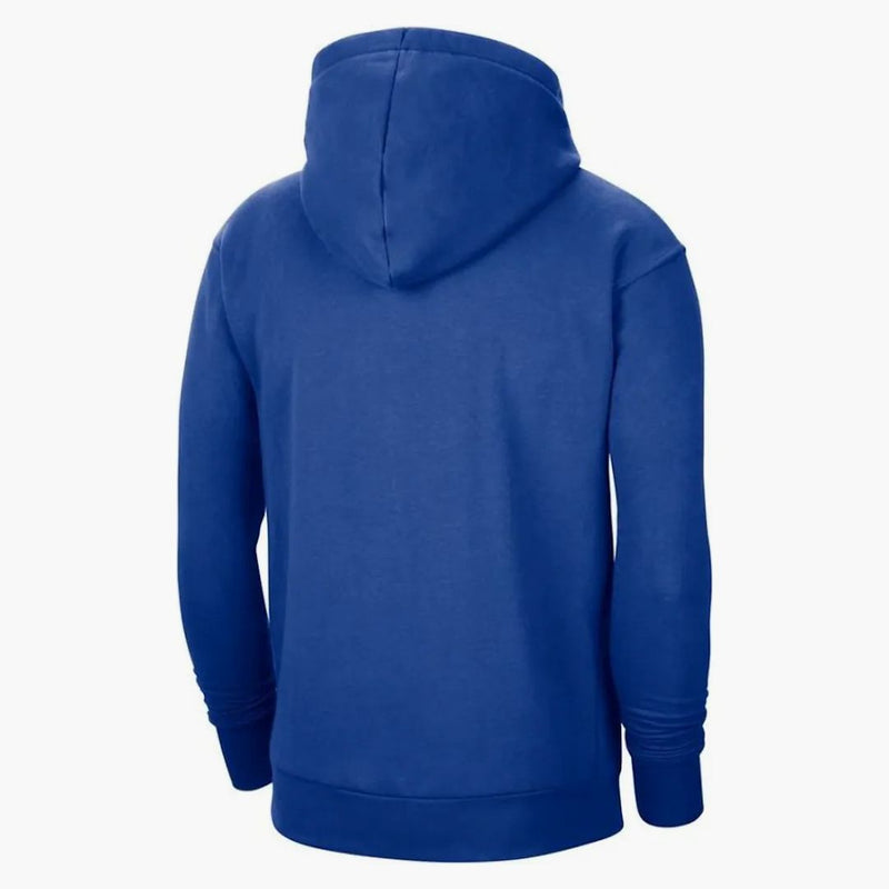 Nike Nba Golden State Warriors Fleece Pullover Hoodie Blue