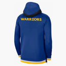 Nike Nba Golden State Warriors Showtime Dri-fit Full-zip Hoodie Blue
