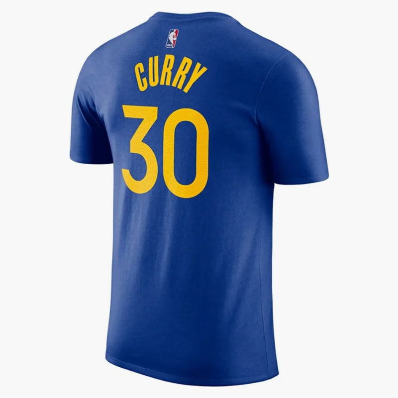 Nike Nba Golden State Warriors Stephen Curry T-shirt Blue/yellow