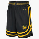 Nike Nba Golden State Warriors Swingman City Edition Dri-fit Shorts Black/ochre