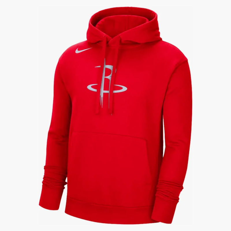 Nike Nba Houston Rockets Fleece Pullover Hoodie Red