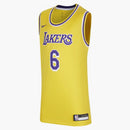 Nike Nba Kids Los Angeles Lakers Lebron James Icon Edition Swingman Jersey Yellow/purple
