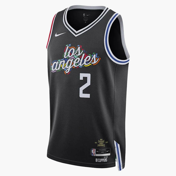 Nike Nba la Clipper Kawhi Leonard Dri-Fit Jersey Black