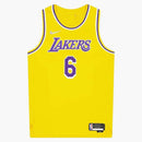 Nike Nba L.a. Lakers Lebron James Icon Edition Authentic Jersey Yellow