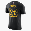 Nike Nba Lakers Lebron James Tee Black