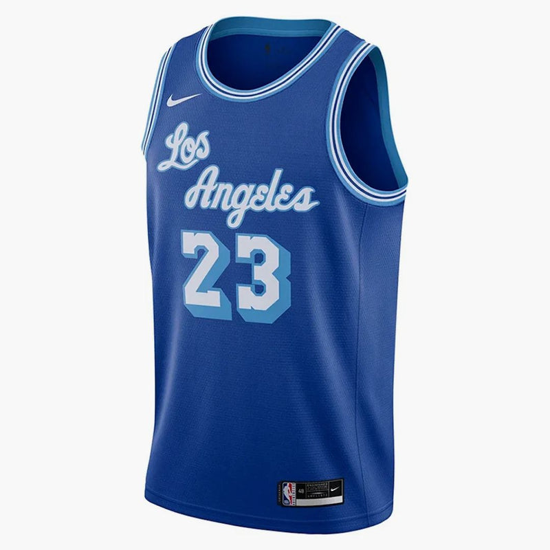 Nike Nba Los Angeles Lakers 2020 Lebron James Classic Edition Swingman Jersey Rush Blue