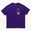 Nike Nba Los Angeles Lakers City Edition Loose Fit T-shirt Purple