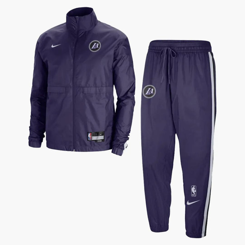 Nike Nba Los Angeles Lakers Courtside City Edition Tracksuit Midnight Blue