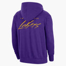 Nike Nba Los Angeles Lakers Courtside Hoodie Field Purple/heather/amarillo