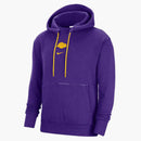 Nike Nba Los Angeles Lakers Courtside Hoodie Field Purple/heather/amarillo