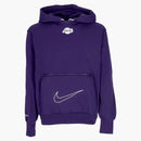 Nike Nba Los Angeles Lakers Courtside Loose Fit Hoodie Purple