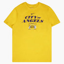 Nike Nba Los Angeles Lakers Courtside T-shirt Yellow/purple