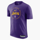 Nike Nba Los Angeles Lakers Dri-fit T-shirt Purple/yellow