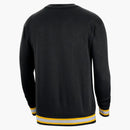 Nike Nba Los Angeles Lakers Fleece Loose Fit Sweatshirt Black