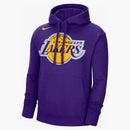 Nike Nba Los Angeles Lakers Fleece Pullover Hoodie Purple