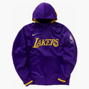Nike Nba Los Angeles Lakers Home Showtime Dri-fit Full-zip Hoodie Purple