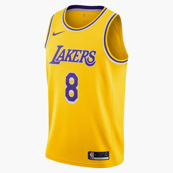 Nike NBA Los Angeles Lakers Icon Edition Kobe Bryant Swingman Jersey Amarillo/Purple/White