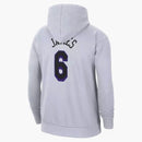 Nike Nba Los Angeles Lakers Lebron James City Edition Loose Fit Hoodie White