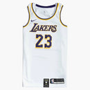Nike NBA Los Angeles Lakers LeBron James Association Edition Swingman Jersey White