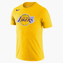 Nike Nba Los Angeles Lakers Logo Dri-fit T-shirt Yellow