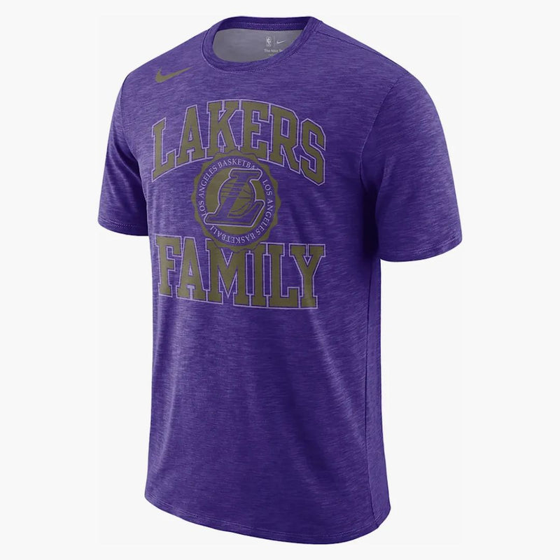 Nike Nba Los Angeles Lakers Mantra Dri-fit T-shirt Purple