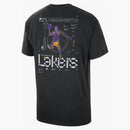 Nike Nba Los Angeles Lakers Max 90 Loose Fit T-shirt Black