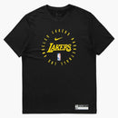 Nike Nba Los Angeles Lakers Practice Dri-fit T-shirt Black/yellow