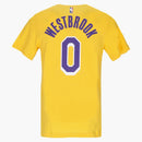 Nike Nba Los Angeles Lakers Russell Westbrook T-shirt Yellow