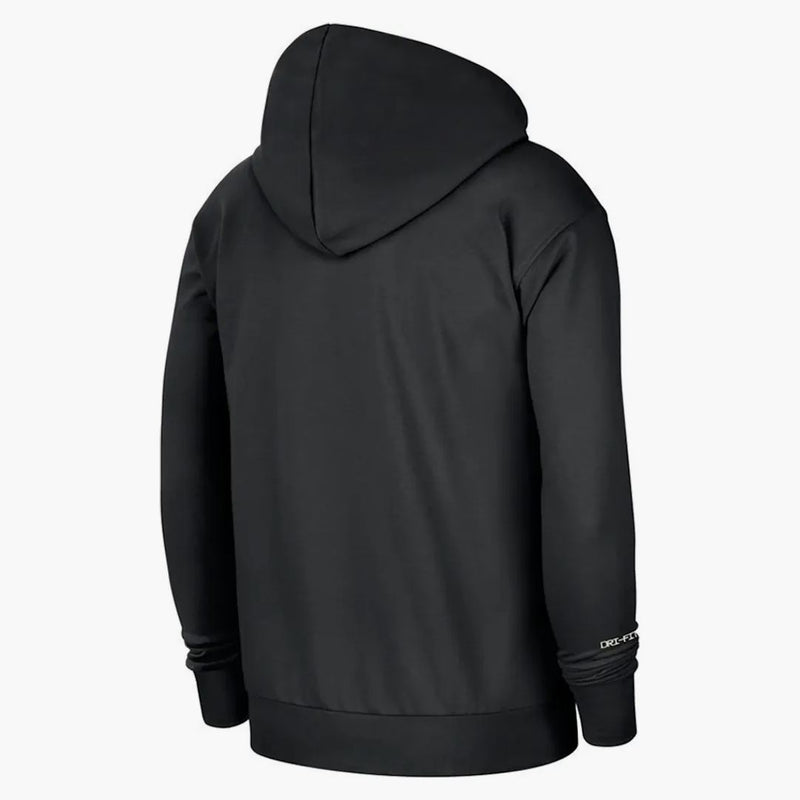 Nike Nba Los Angeles Lakers Standard Issue Dri-fit Loose Fit Hoodie Black