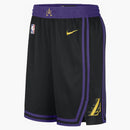 Nike Nba Los Angeles Lakers Swingman City Edition Dri-fit Shorts Black