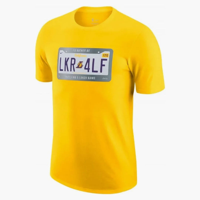 Nike Nba Los Angeles Lakers Team S/s T-shirt Yellow
