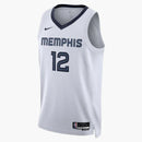 Nike Nba Memphis Grizzlies Ja Morant Association Edition Dri-fit Swingman Jersey White/dark Blue