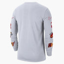 Nike Nba Miami Heat City Edition Long Sleeve T-shirt White