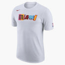 Nike Nba Miami Heat City Edition T-shirt White