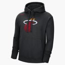 Nike Nba Miami Heat Fleece Pullover Loose Fit Hoodie Black